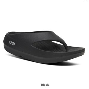 �y���S�̕i���ۏؔ��N�ԁz OOFOS �E�[�t�H�X OOriginal+ Black ���J�o���[�T���_�� �g���O �u���b�N �����Y ���f�B�[�X �T���_�� ��J�� �@�� �I�[���V�[�Y�� �� �@�\�I �������p ���W���[ ���i
