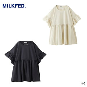 ySALE20OFF 艿9,350~zMILKFED. x OP RUFFLE TUNIC 103252013006 I[VpVtBbN bt`jbN p bVK[h fB[X   C v[ W[ AEghA  ~