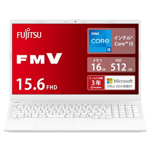 FMV xm m[gp\R WA1/J2 (MS Office 2024/Win 11/15.6^/Core i5/16GB/SSD 512GB) AHV[Y FMVWJ2A15W_AZ