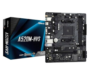 ASRock AMD A520 \Pbg AM4 Micro ATX DDR4-SDRAM }U[{[h