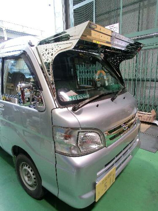 楽天市場】ダイハツ ハイゼット 200系 前期後期共通 フロント バイザー 