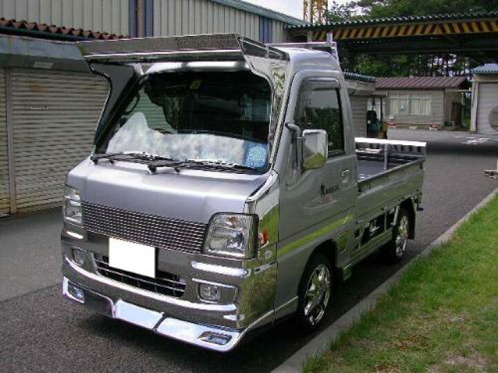 楽天市場】スバル サンバ フロントバイザー(D-500)鏡面 ウロコ 