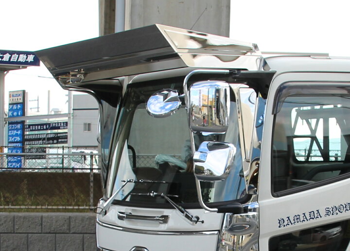 楽天市場】日野4t 17レンジャー 標準巾 標準ルーフ ミラー格納式 