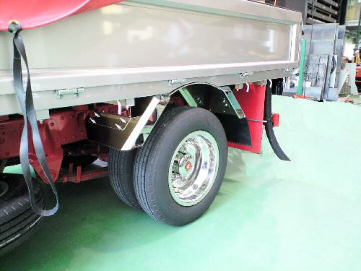 楽天市場 ふそう2t ジェネレーション ブルーテックキャンター 全低床車専用 リア フェンダー R L ステンレスアートg 1