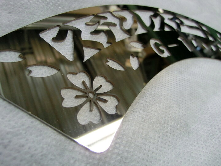 楽天市場】オリジナル ステンレスステッカー 「ステンレスアートG-1  