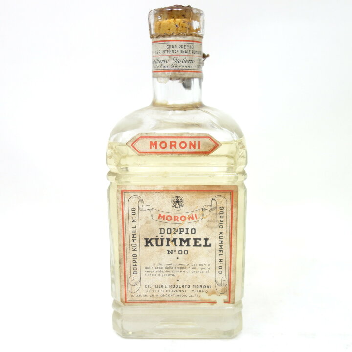 楽天市場】MORONI ドッピオ キュンメル 500ml【T1】【中古】販売済み 
