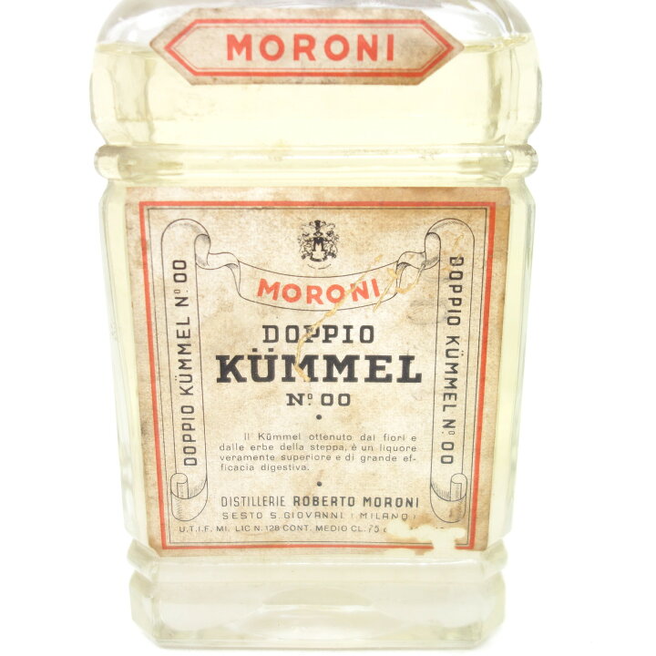 楽天市場】MORONI ドッピオ キュンメル 500ml【T1】【中古】販売済み 