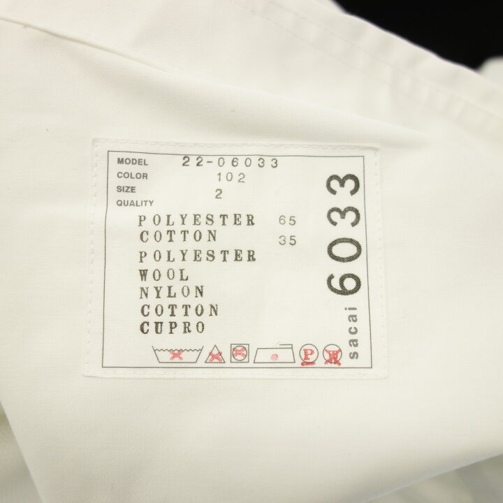 楽天市場】サカイ シャツワンピース バイカラー 22-06033 レディース 