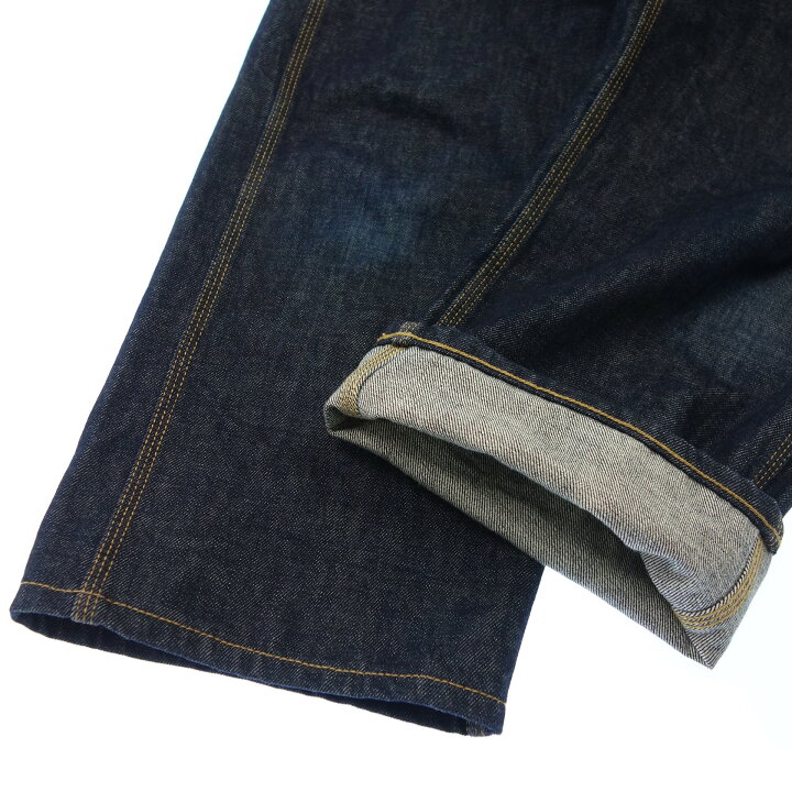 ショット デニムパンツ ジーンズ シンチバック ワイドシルエット 13oz 