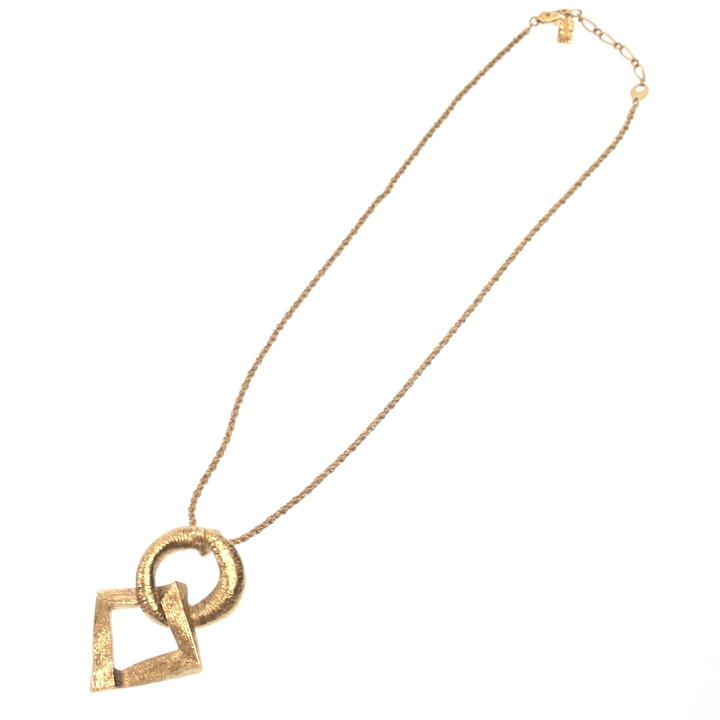 楽天市場】イヴサンローラン ネックレス ペンダント ゴールド系 YSL 