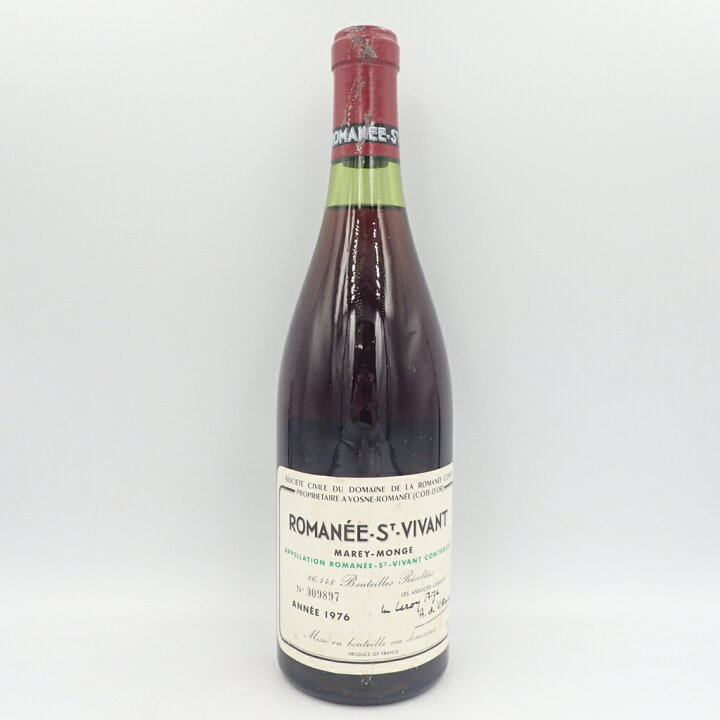 ROMANEE-ST-VIVANT 2002 赤ワイン 空瓶 （DRC ロマネ・コンティ