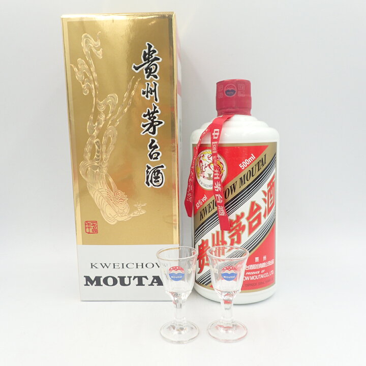 楽天市場】貴州茅台酒 マオタイ酒 天女ラベル 2018 53％ 500ml 950g 