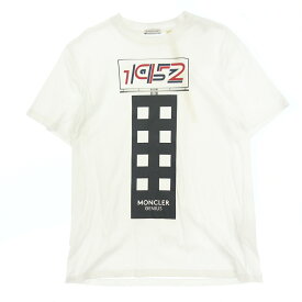 モンクレールジーニアス 19SS 半袖Tシャツ MAGLIA T-SHIRT 1952 メンズ ホワイト サイズS MONCLER GENIUS【AFB44】【中古】