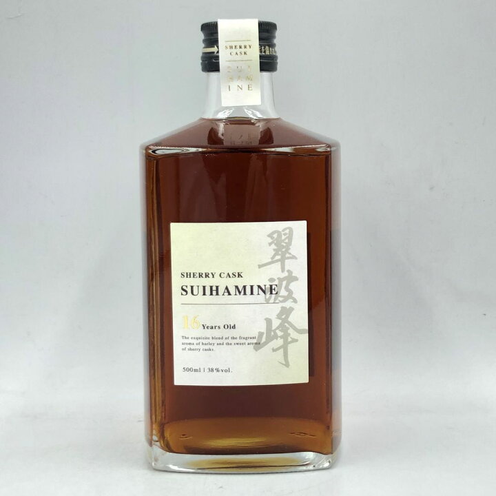 楽天市場】【未開栓】翠波峰 16年 シェリーカスク 500ml SUIHAMINE【L 