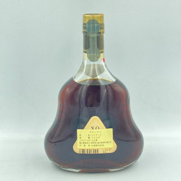 楽天市場】【未開栓】ヘネシーXO クリアボトル 金キャップ 700ml 