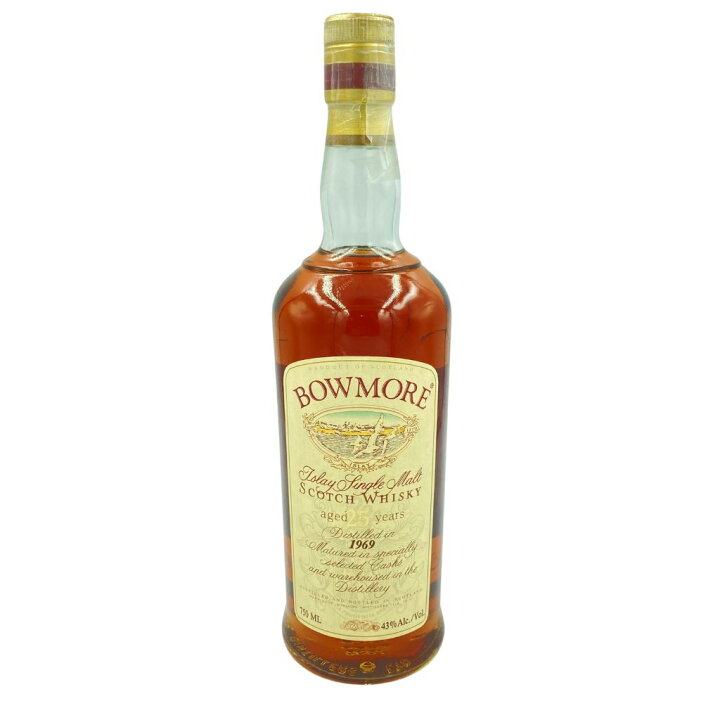 楽天市場】【未開栓】ボウモア 25年 1969 カモメラベル 750ml 43 
