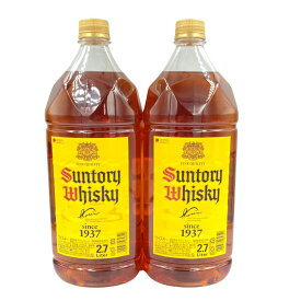 【未開栓】【東京都限定】サントリー ウイスキー 角 2700ml 40% SUNTORY 2本セット【S4】【中古】