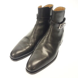 クロケット＆ジョーンズ レザーシューズ ジョッパード ブーツ ハンドグレード JODHPUR メンズ ブラック サイズUK5D CROCKETT&JONES【LA】【中古】