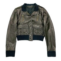 楽天市場】レザー ジャケット（ブランドグッチ）（レディース 