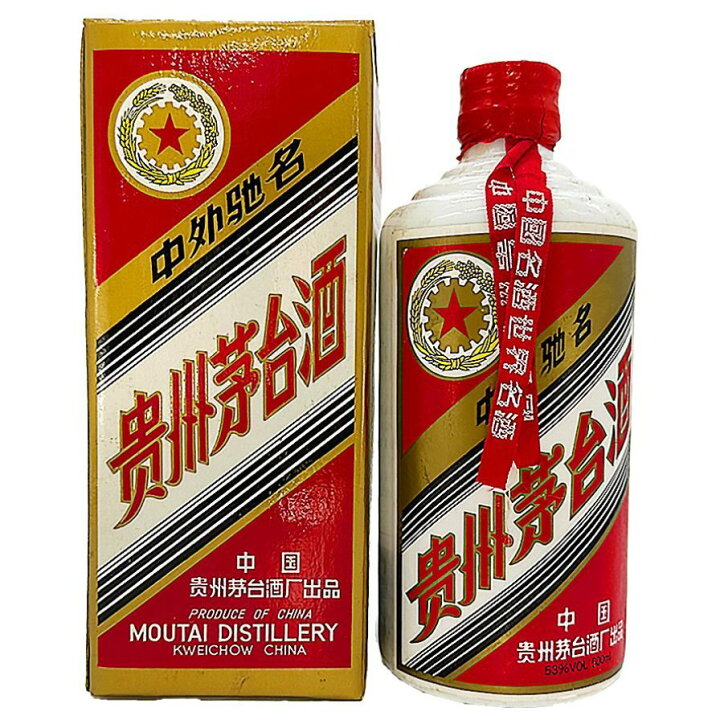 楽天市場】【未開栓】貴州茅台酒 マオタイ酒 五星麦ラベル 500ml 53  