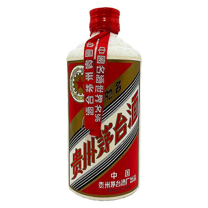 楽天市場】【未開栓】貴州茅台酒 マオタイ酒 五星麦ラベル 500ml 53  