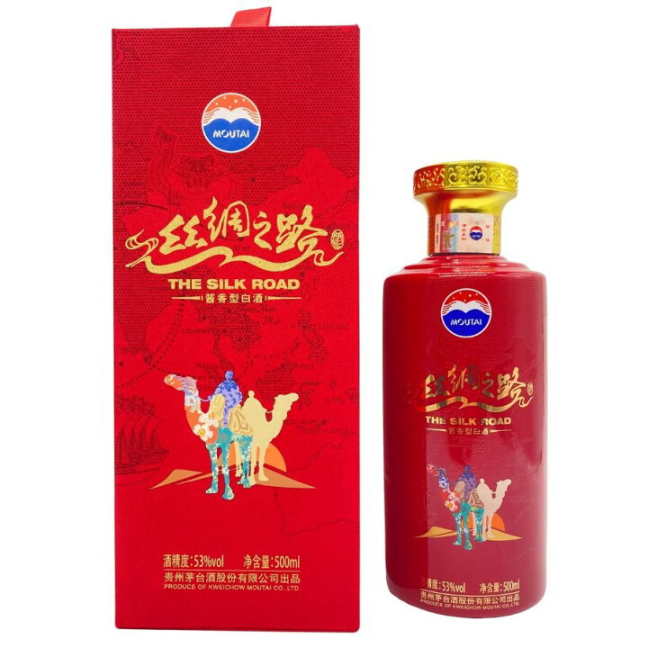 楽天市場】【未開栓】醤香型白酒 THE SILK ROAD 500ml 53% 948g 貴州 