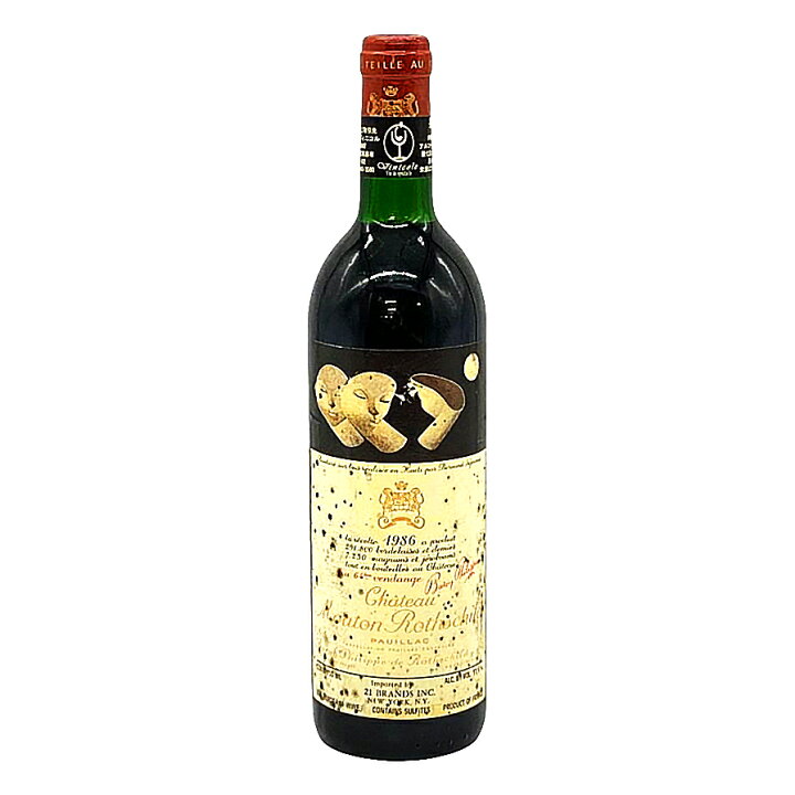 楽天市場】【未開栓】シャトー ムートン ロートシルト 1986 750ml 11.5  