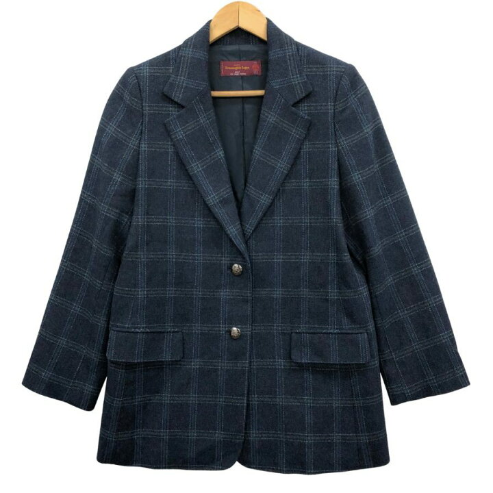 Ermenegildo Zegna ジャケット グレー系 フランネル カシミア混
