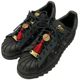 アディダス クロット ローカットスニーカー レザー JR5114 スーパースター ブラック メンズ サイズ28.0cm adidas CLOT SUPERSTAR 約28.0cm【AFD7】【中古】