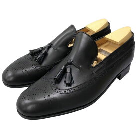 ジェイエムウエストン レザーシューズ タッセルローファー 181 ブラック メンズ サイズ9.5 J.M.WESTON ローファー 約28.0cm【LA】【中古】