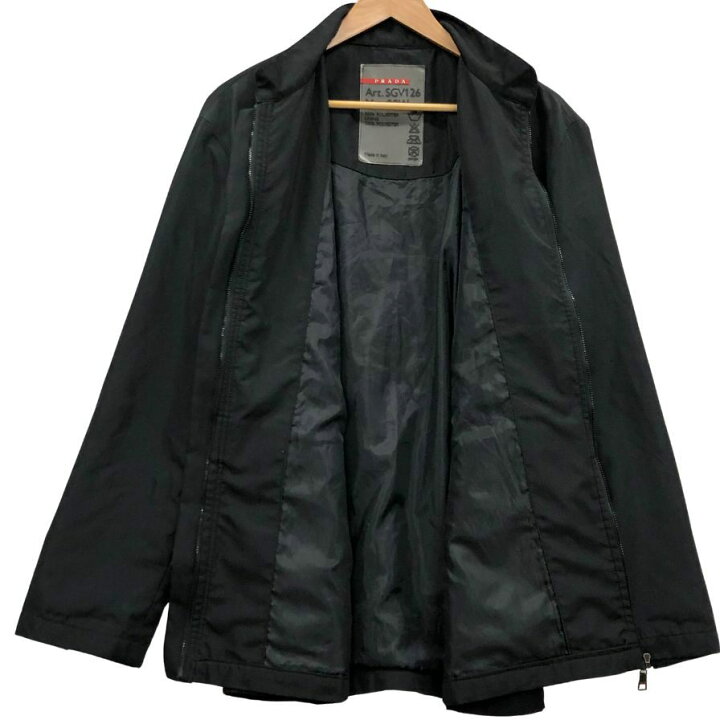 楽天市場】プラダ 09AW ナイロンジャケット ブラック メンズ サイズXL 