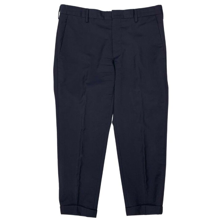 楽天市場】プラダ 17年製 スラックスパンツ メンズ サイズ46 ネイビー  