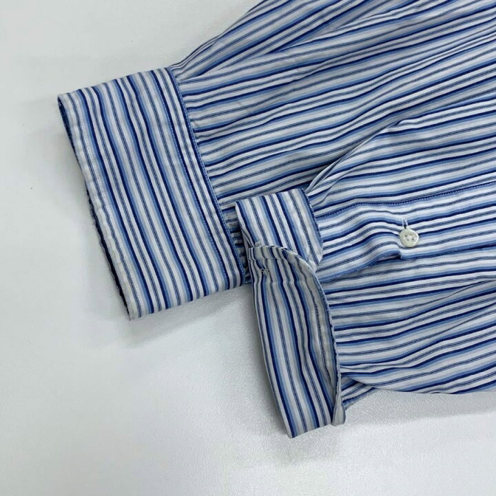 楽天市場】ラルフローレン 90S ストライプシャツ ブルー系 メンズ  