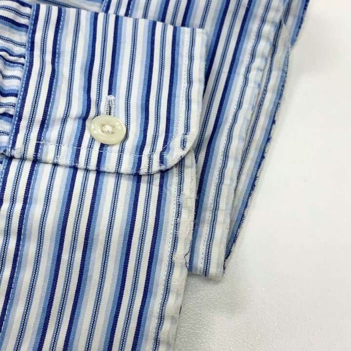 楽天市場】ラルフローレン 90S ストライプシャツ ブルー系 メンズ  