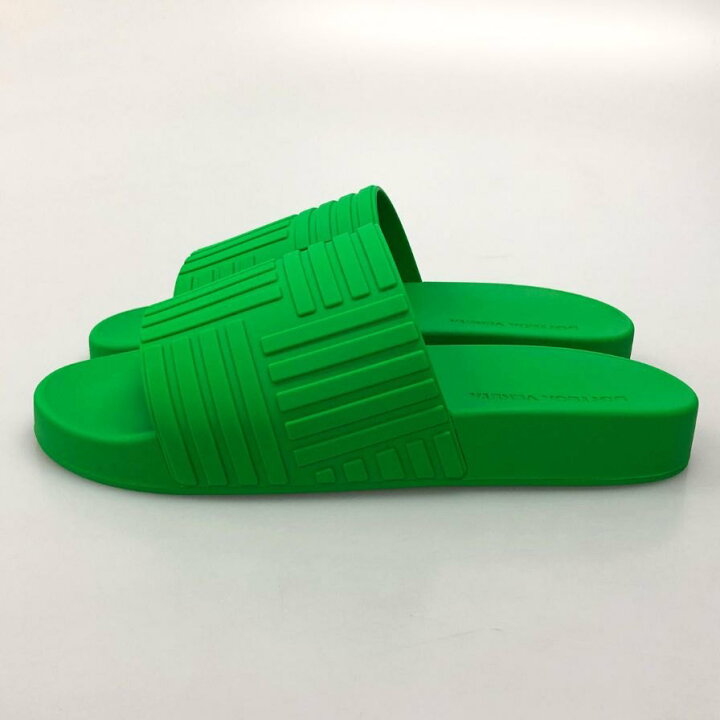 楽天市場】ボッテガヴェネタ サンダル スライドサンダル グリーン系  