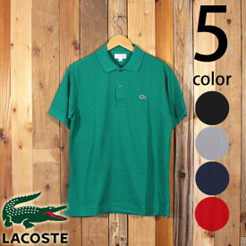 ラコステ LACOSTE プチピケ 鹿の子 ポロシャツ 半袖 クラシックフィット 日本製 L1212AL