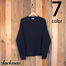 ジャックマン Jackman ワッフル ミッドネック 長袖 セーター スウェット Tシャツ JM7653