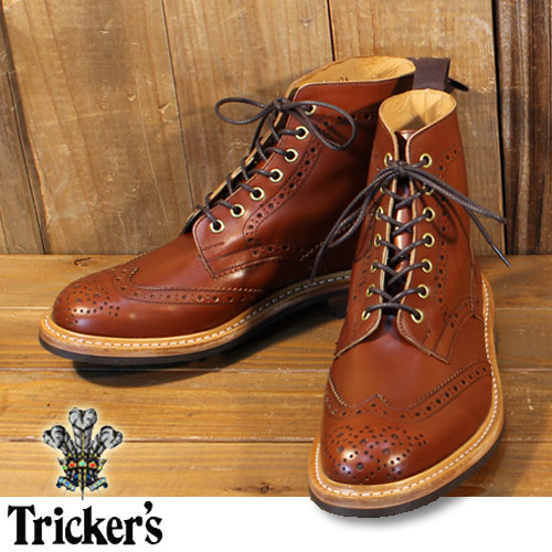 トリッカーズ Tricker's カントリー マロンアンティーク 大人気新作 レザー M2508 ブーツ 当店在庫してます！