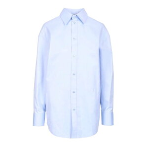 Saint Laurent �T�����[���� ���f�B�[�X �V���c�E�u���E�X 835517Y7K204486 NEW CHEMISE OXFORD BRILLANT Light blue FR30 FR32 FR34 FR36 FR38 FR40 FR42 FR44 FR46 FR48 FR50 FR52 FR54 36 38 40 �y���������E�֐ō��z
