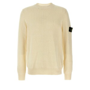 yyVX[p[Z[ ő80%OFF+P2{~zSTONE ISLAND Xg[ACh Y jbgEZ[^[EJ[fBK K1S155100042S00D3V0093 Logo badge sweater White L M XL 2XL yE֐ōz
