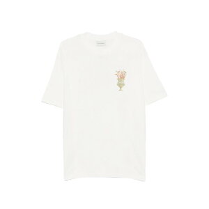 Drole De Monsieur �h���[���h���b�V�� �����Y T�V���c�E�J�b�g�\�[ KTS313CO002OW DROLE DE MONSIEUR T-shirts and Polos White Light and natural L M S XL �y���������E�֐ō��z
