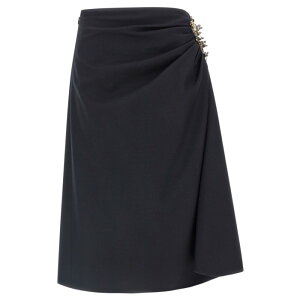 Dries Van Noten �h���X���@���m�b�e�� ���f�B�[�X �X�J�[�g 2520108802193509 'Sovora' skirt Blue FR34 FR36 FR30 FR32 FR38 FR40 FR42 FR44 FR46 FR48 FR50 FR52 FR54 �y���������E�֐ō��z