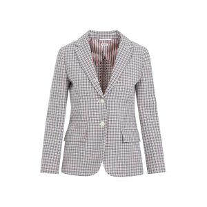 Thom Browne �g���E�u���E�� ���f�B�[�X �u���U�[�E�W���P�b�g FBC700HF0499960 960 RWBWHT 40 �y���������E�֐ō��z
