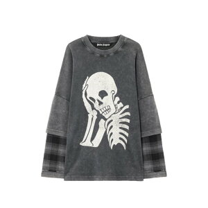 Palm Angels �p�[���G���W�F���X �����Y �X�E�F�b�g�E�t�[�f�B�[ PMAB05ES26JER0011003 Sweatshirt Palm Angels GREY S M L XL 2XL �y���������E�֐ō��z