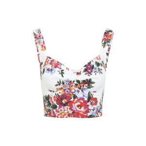 Dolce & Gabbana �h���`�F�K�b�o�[�i ���f�B�[�X �^���N�g�b�v�E�L���~�\�[�� F7BB1THS5UUHA5ZO 'Mazzo di fiori' print top Multicolor IT38 IT40 IT42 IT44 IT46 IT48 40 42 44 46 48 �y���������E�֐ō��z