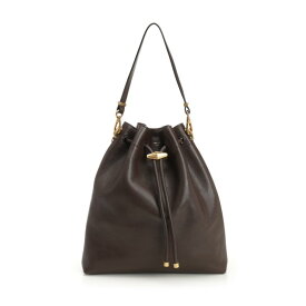JIMMY CHOO ジミー チュウ レディース ハンドバッグ・ショルダーバッグ CINCH Brown Leather “Cinch” Bucket Bag Brown IT0 【送料無料・関税込】