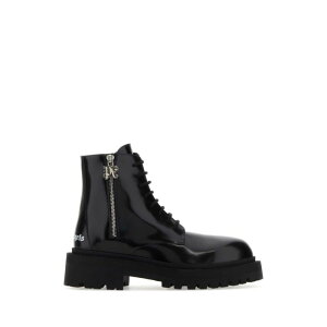 Palm Angels �p�[���G���W�F���X ���f�B�[�X �u�[�c PWID009F23LEA0011000 Black leather ankle boots Black 37 38 39 40 41 36 �y���������E�֐ō��z