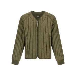 C.P. Company �V�[�s�[�J���p�j�[ �����Y �_�E���W���P�b�g�E�R�[�g 19CMOW051A110430A356 Ribbed down jacket Green L M XL 2XL �y���������E�֐ō��z