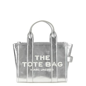 yyVC[OXӍՍő80%OFF+P2{~zMarc Jacobs }[N WFCRuX fB[X g[gobO 2F3HTT004H01039 'The Metallic Leather Small Tote' handbag Silver onesize yE֐ōz