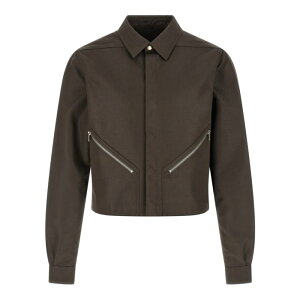 Rick Owens ���b�N �I�E�G���X �����Y �V���c�E�u���E�X RU01F2742CDU78 'Tour Alice' shirt Brown IT48 IT50 IT52 48 52 50 �y���������E�֐ō��z